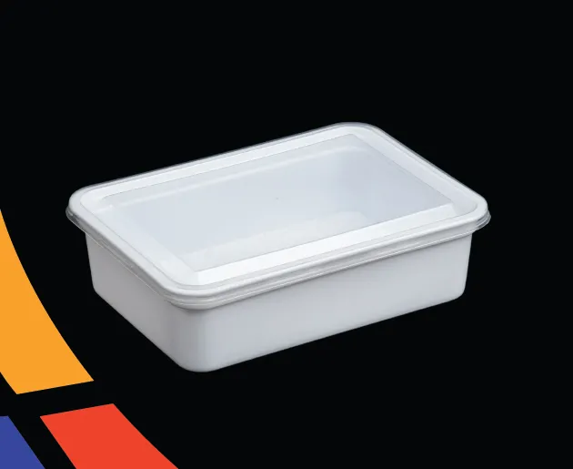 250 Gms Yellow Plastic Rectangular Box